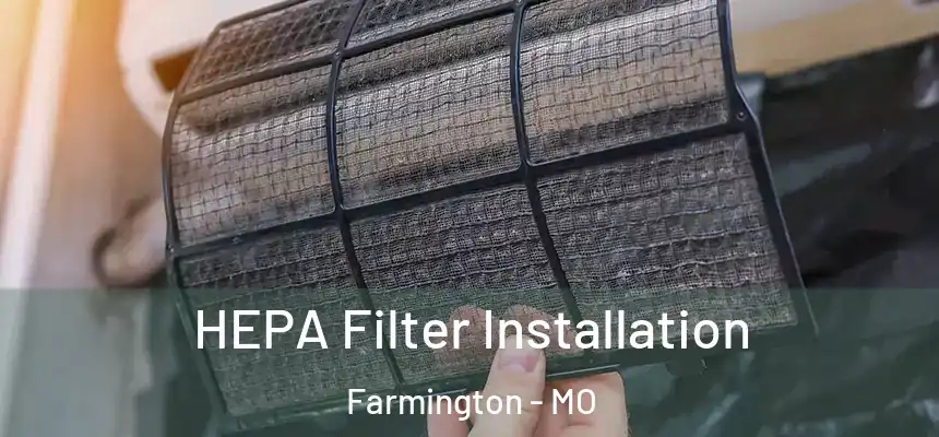  HEPA Filter Installation Farmington - MO